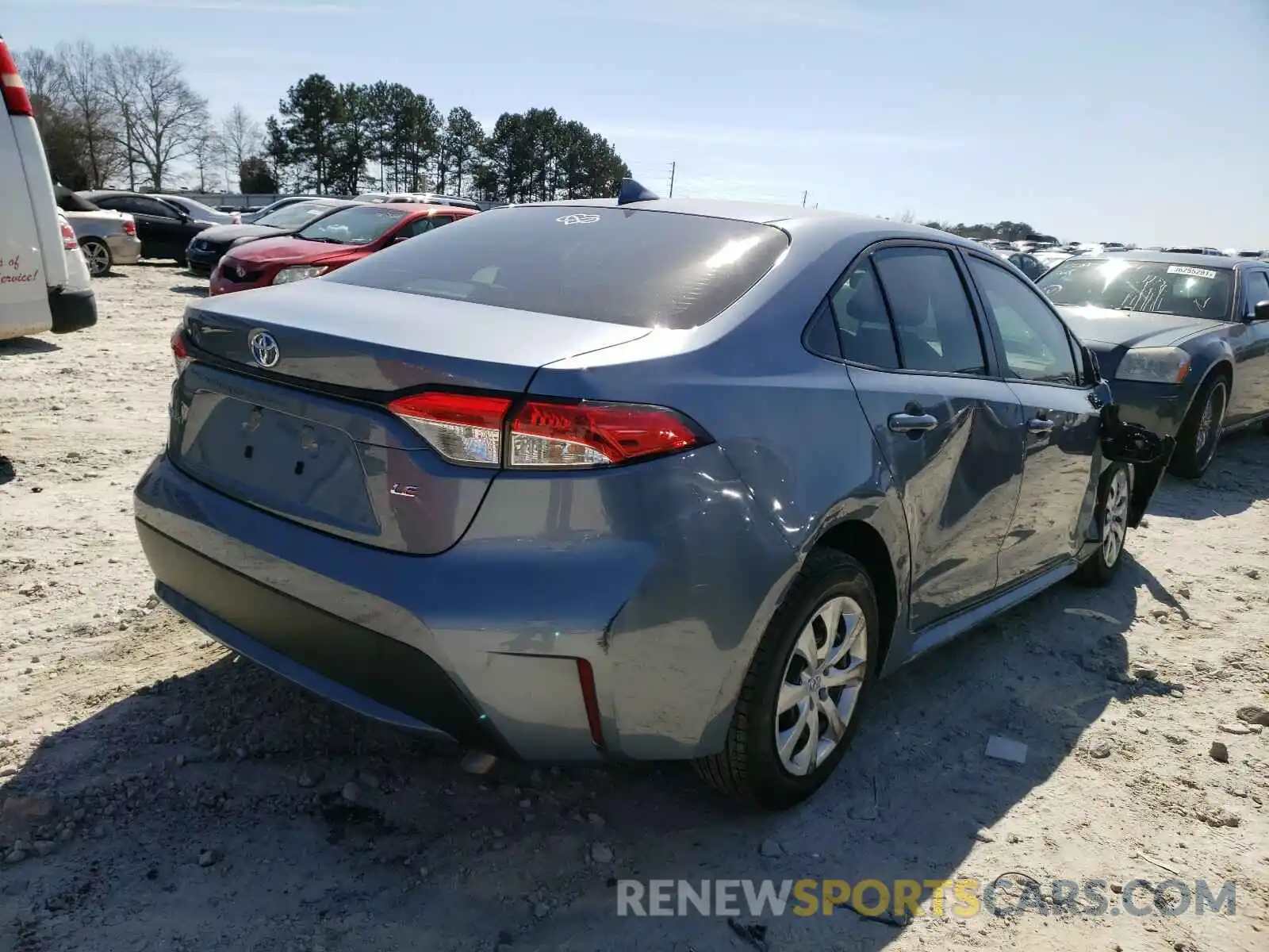 4 Photograph of a damaged car JTDEPMAE9MJ162549 TOYOTA COROLLA 2021