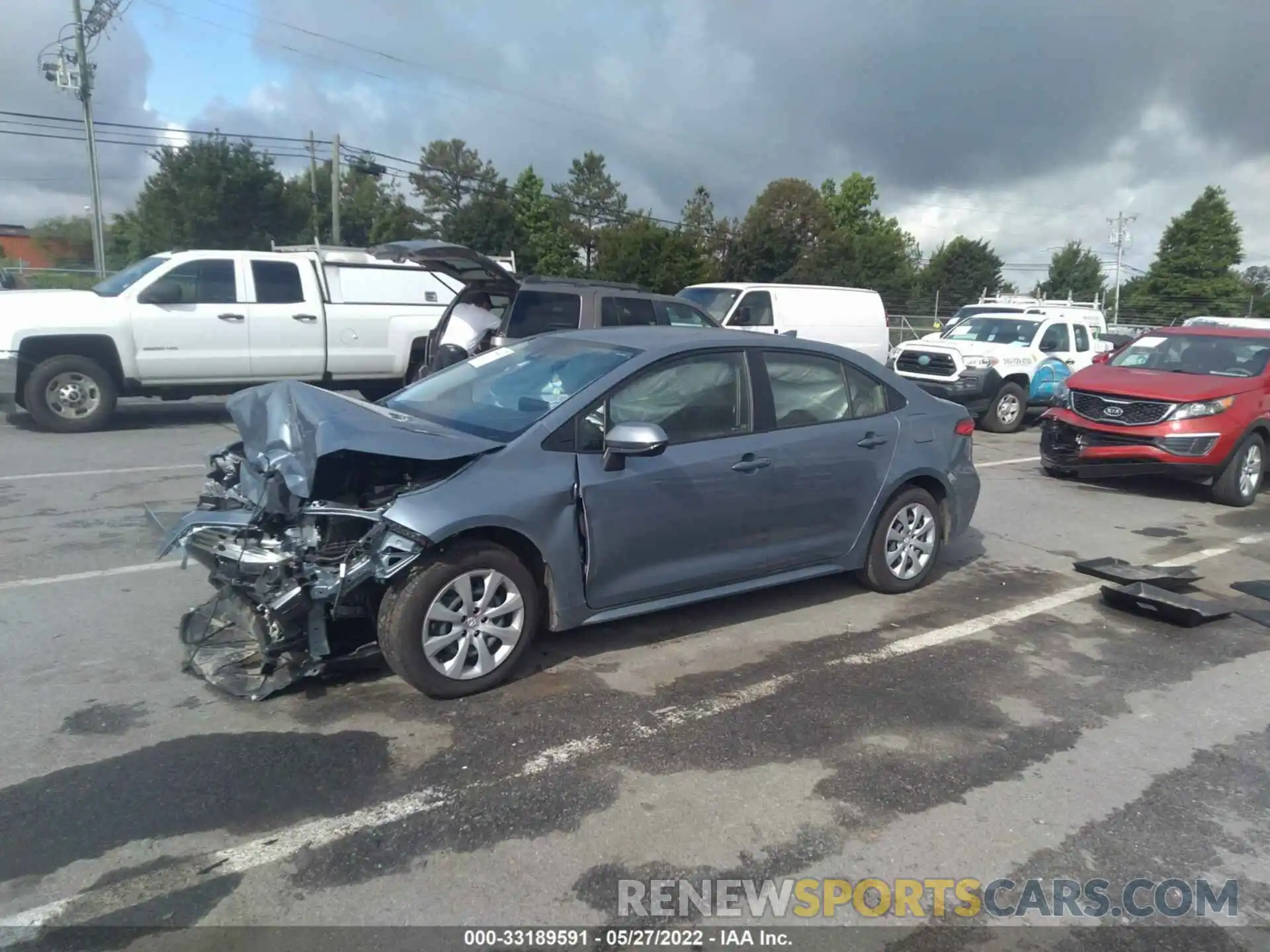 2 Photograph of a damaged car JTDEPMAE9MJ163930 TOYOTA COROLLA 2021