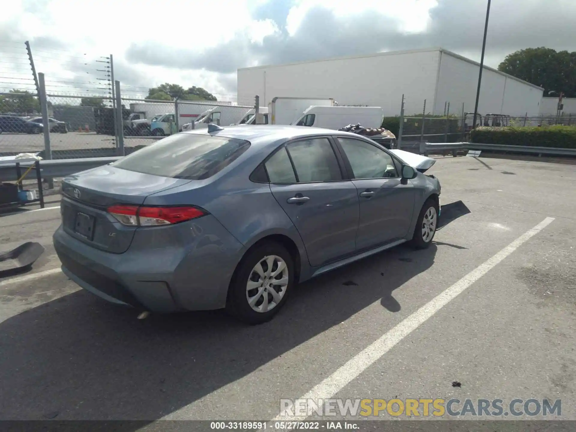 4 Photograph of a damaged car JTDEPMAE9MJ163930 TOYOTA COROLLA 2021