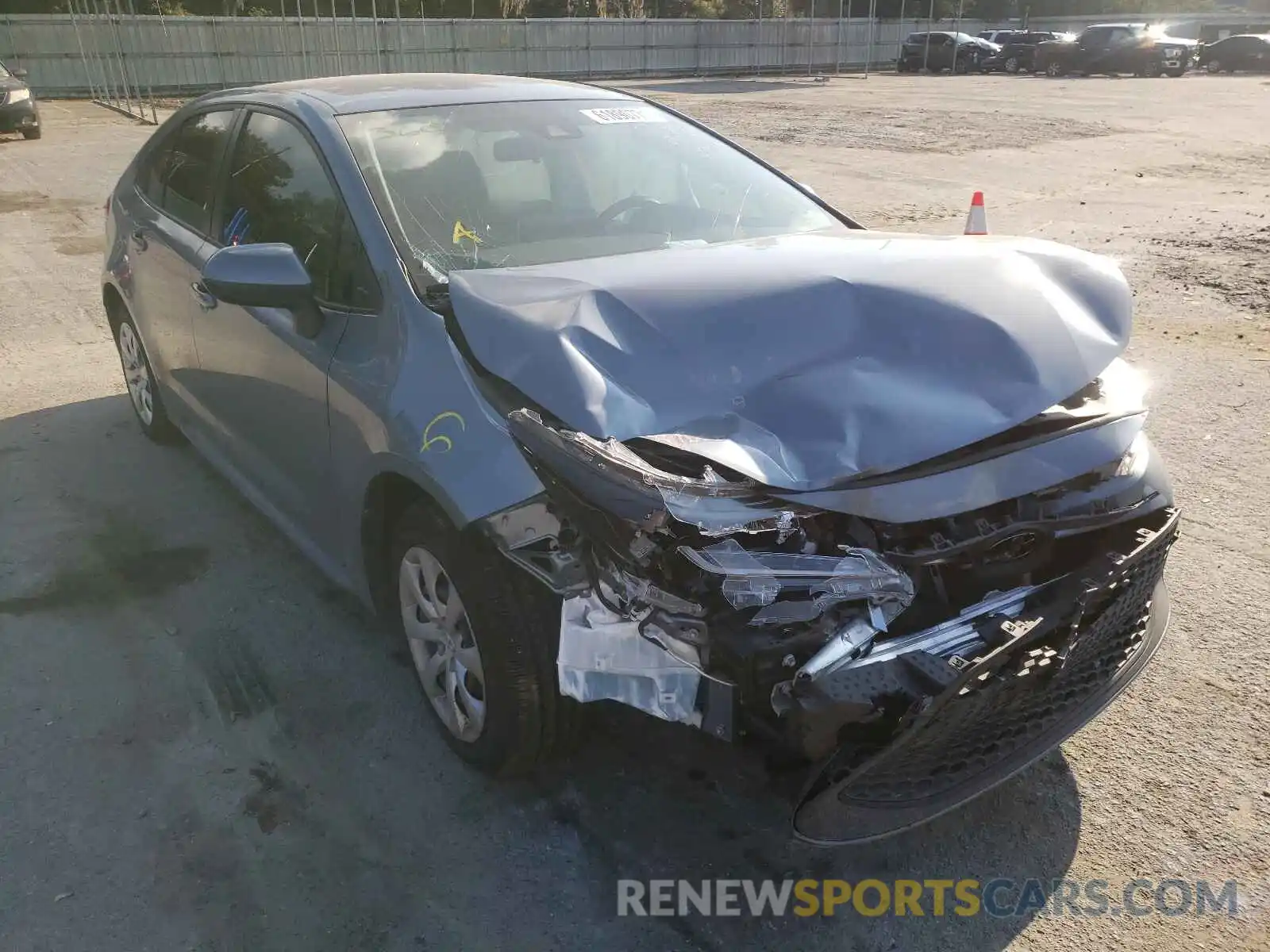 1 Photograph of a damaged car JTDEPMAE9MJ164267 TOYOTA COROLLA 2021