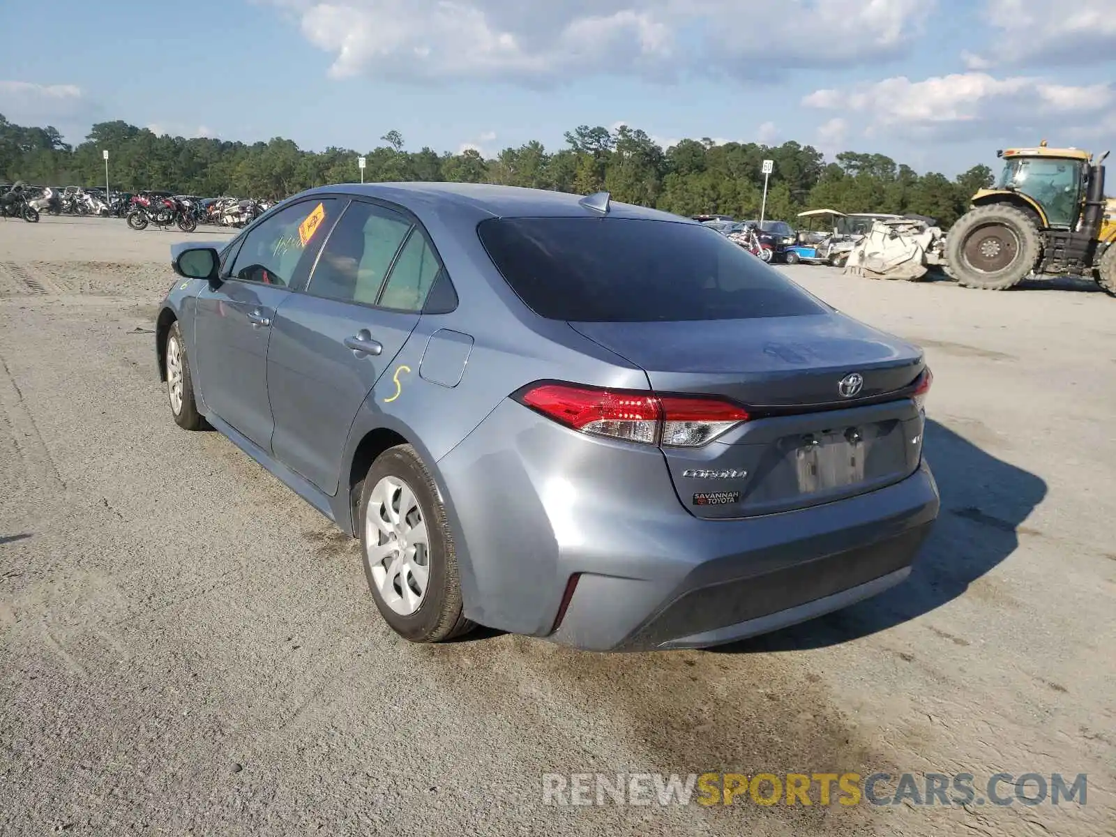 3 Photograph of a damaged car JTDEPMAE9MJ164267 TOYOTA COROLLA 2021