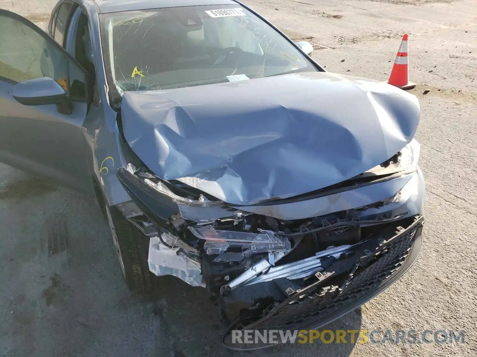 9 Photograph of a damaged car JTDEPMAE9MJ164267 TOYOTA COROLLA 2021