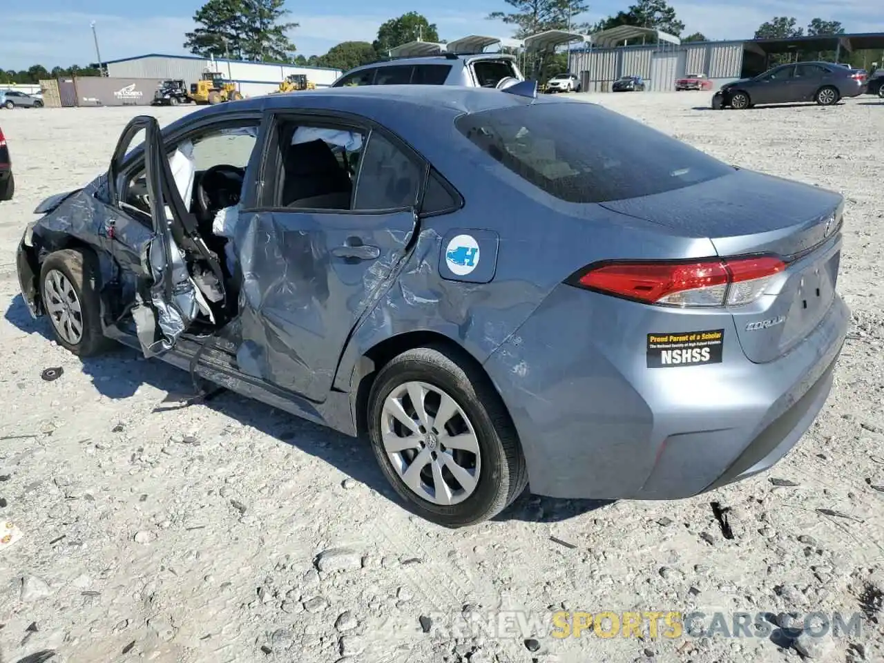 3 Photograph of a damaged car JTDEPMAE9MJ164642 TOYOTA COROLLA 2021