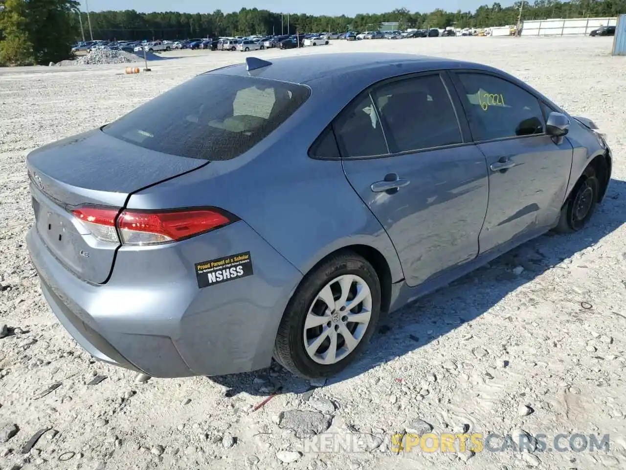 4 Photograph of a damaged car JTDEPMAE9MJ164642 TOYOTA COROLLA 2021