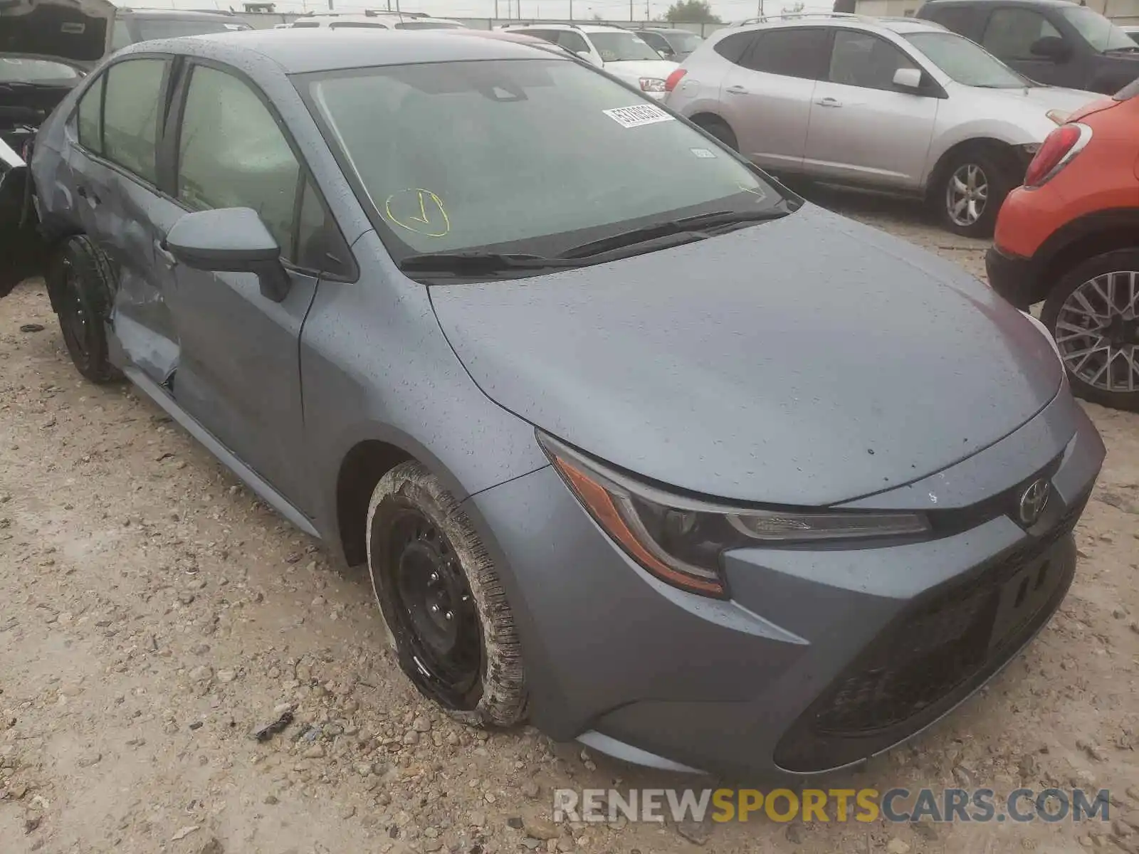 1 Photograph of a damaged car JTDEPMAE9MJ164818 TOYOTA COROLLA 2021