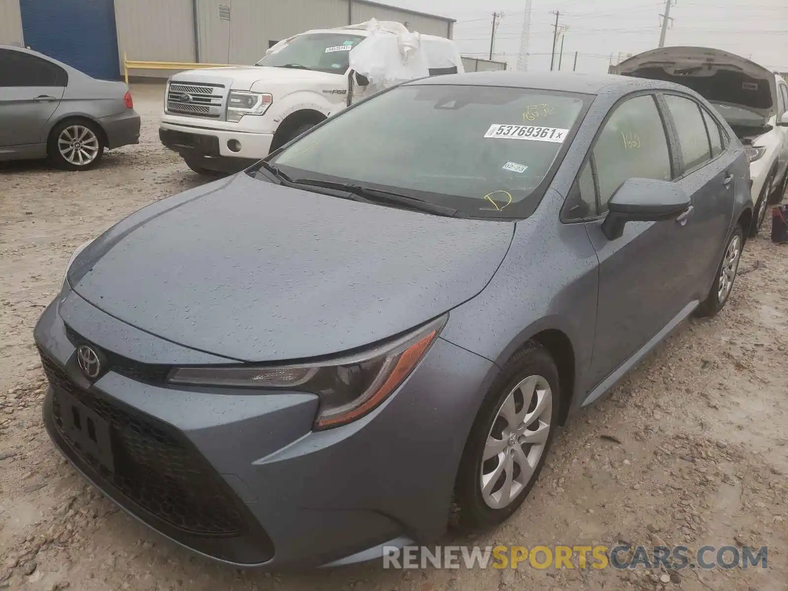 2 Photograph of a damaged car JTDEPMAE9MJ164818 TOYOTA COROLLA 2021