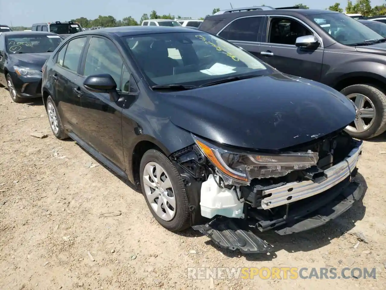 1 Photograph of a damaged car JTDEPMAE9MJ165760 TOYOTA COROLLA 2021