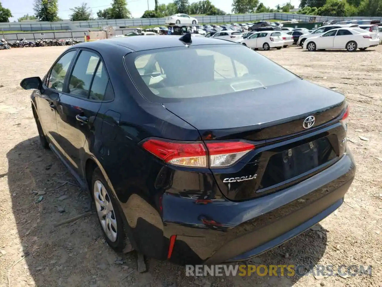 3 Photograph of a damaged car JTDEPMAE9MJ165760 TOYOTA COROLLA 2021