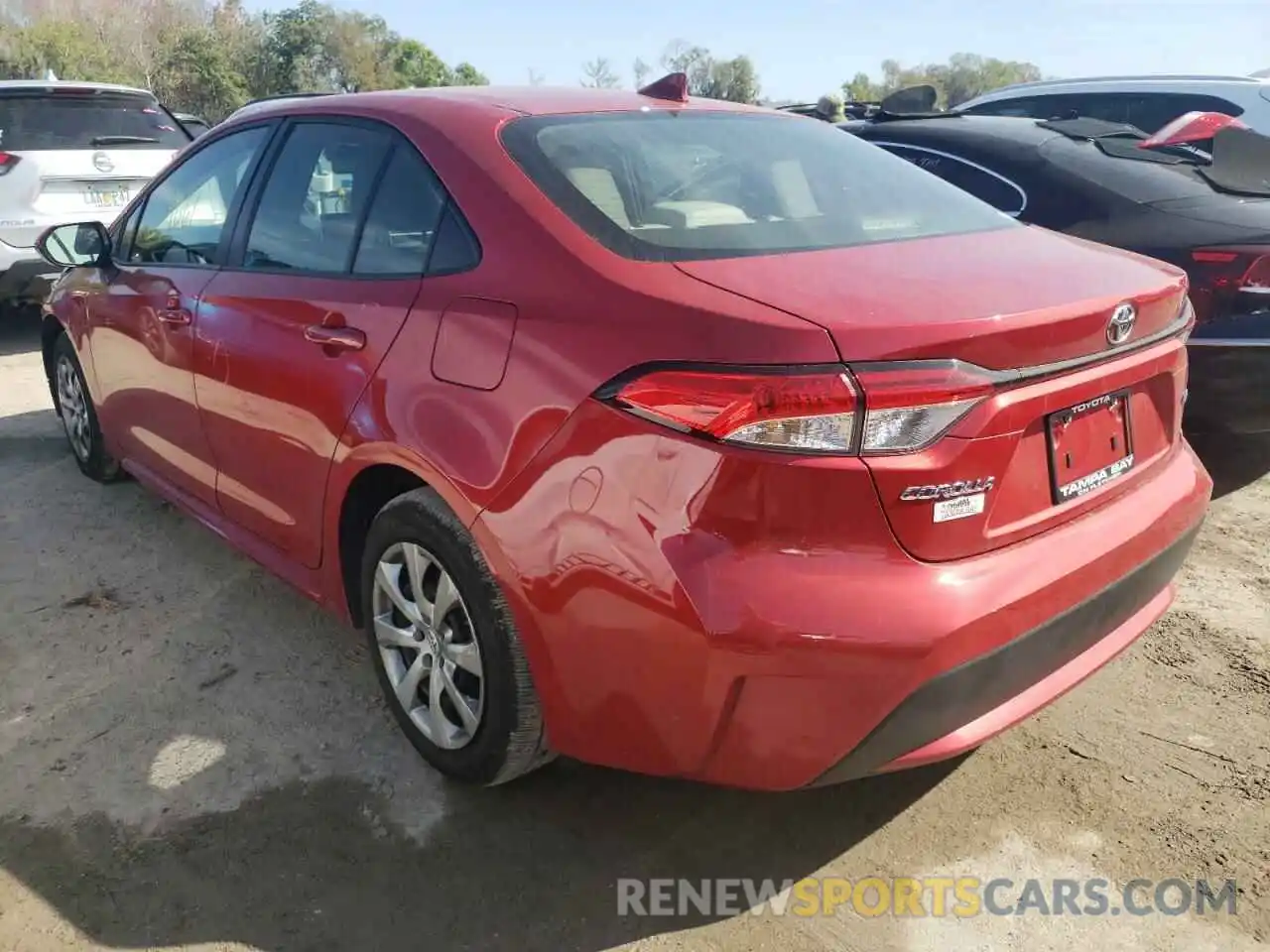 3 Photograph of a damaged car JTDEPMAE9MJ166097 TOYOTA COROLLA 2021