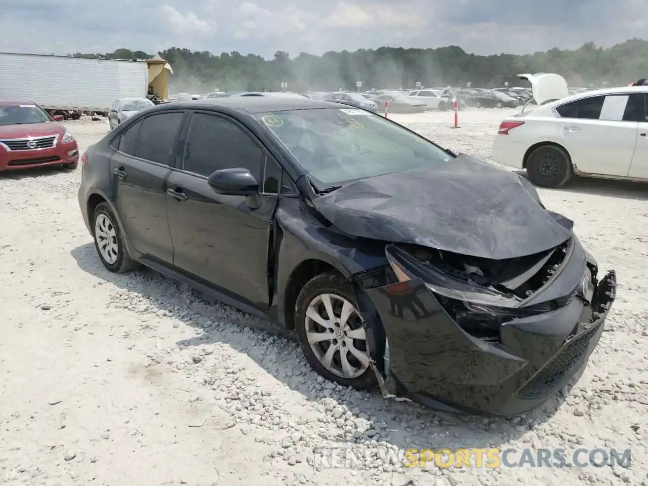 1 Photograph of a damaged car JTDEPMAE9MJ166181 TOYOTA COROLLA 2021