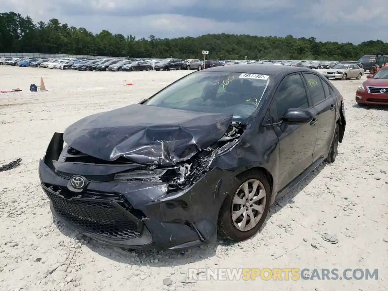 2 Photograph of a damaged car JTDEPMAE9MJ166181 TOYOTA COROLLA 2021