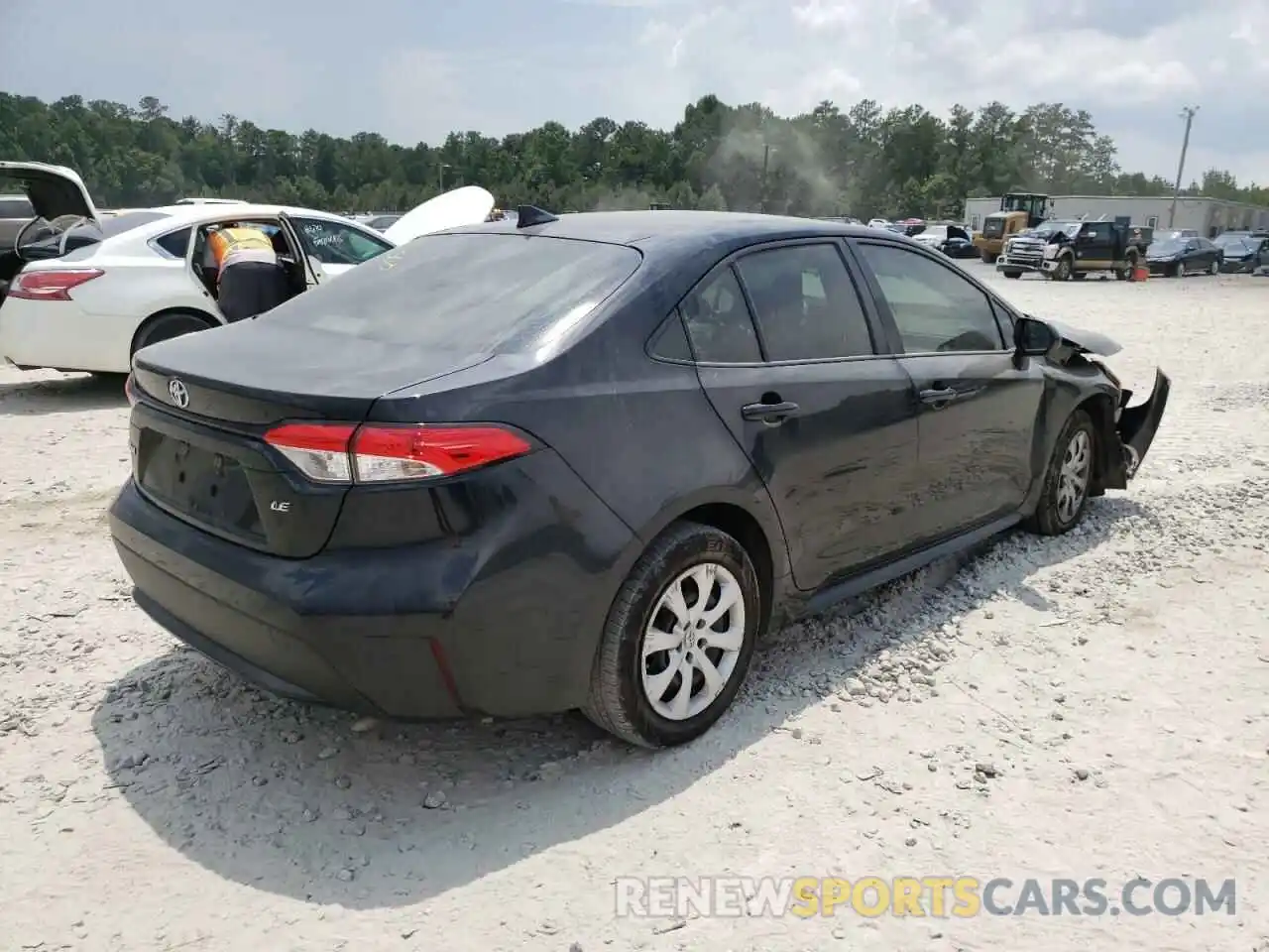 4 Photograph of a damaged car JTDEPMAE9MJ166181 TOYOTA COROLLA 2021