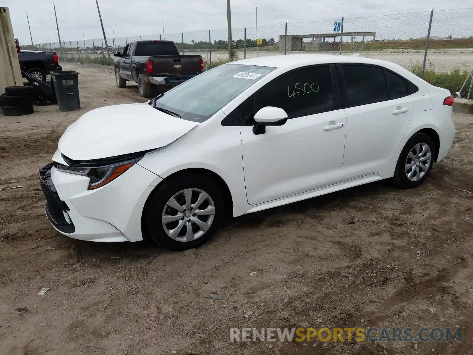 2 Photograph of a damaged car JTDEPMAE9MJ166861 TOYOTA COROLLA 2021