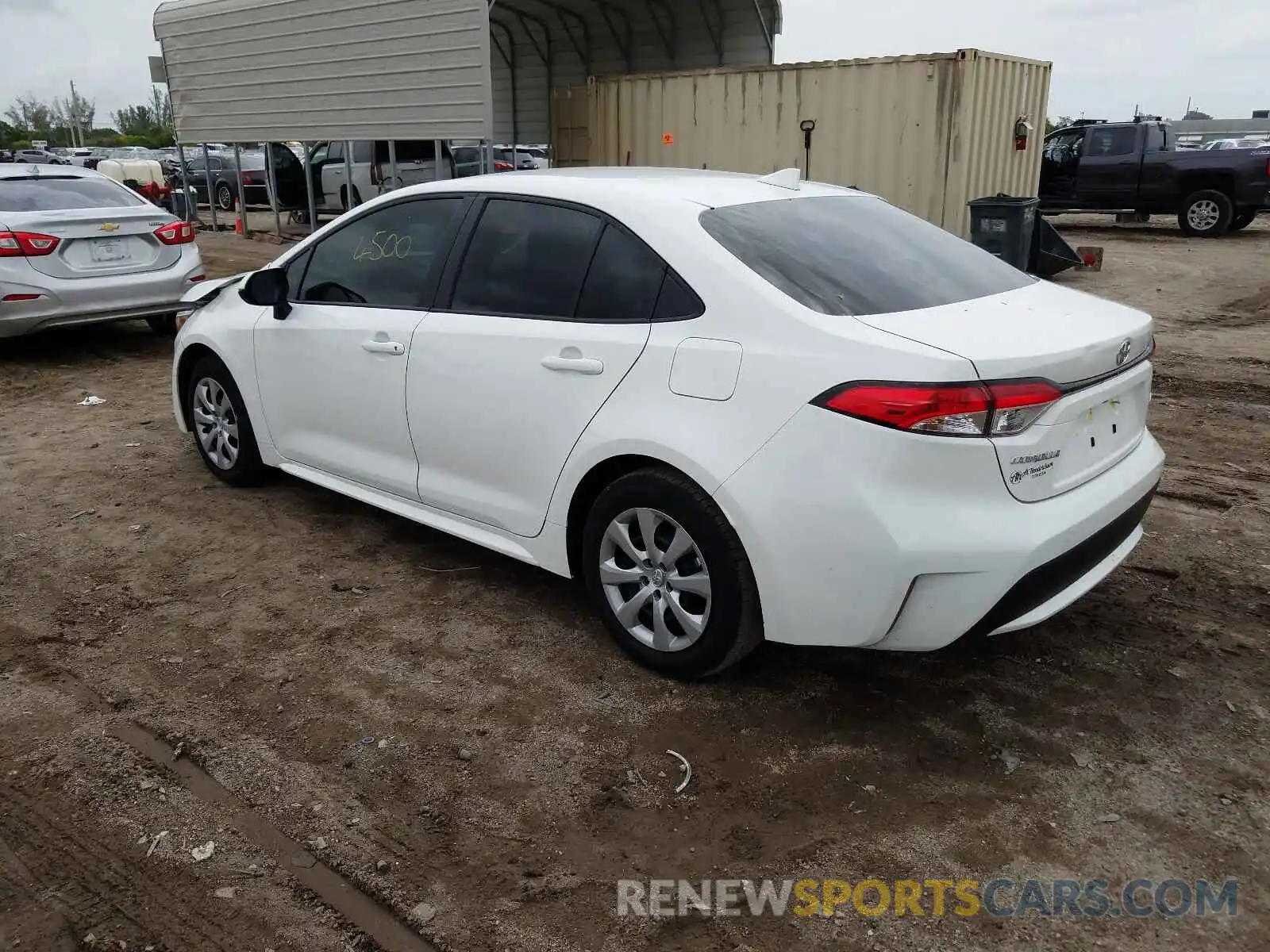 3 Photograph of a damaged car JTDEPMAE9MJ166861 TOYOTA COROLLA 2021