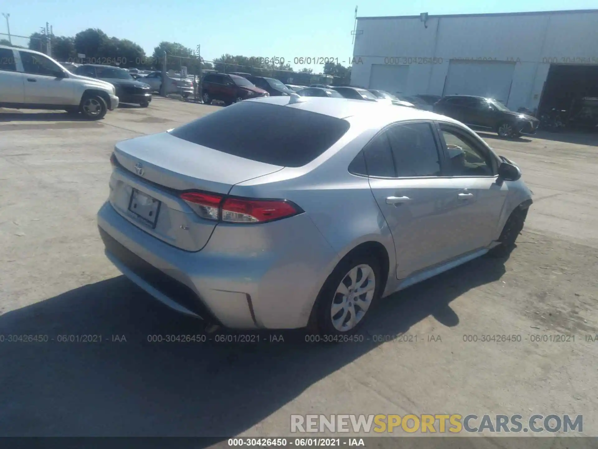 4 Photograph of a damaged car JTDEPMAE9MJ166875 TOYOTA COROLLA 2021