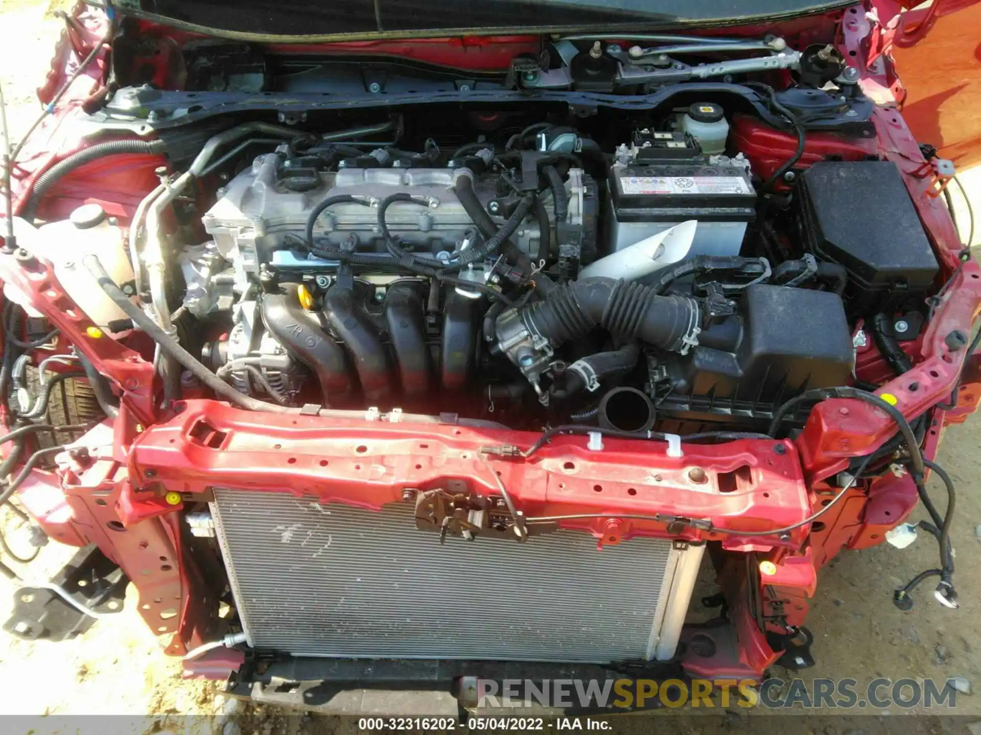 10 Photograph of a damaged car JTDEPMAE9MJ167282 TOYOTA COROLLA 2021