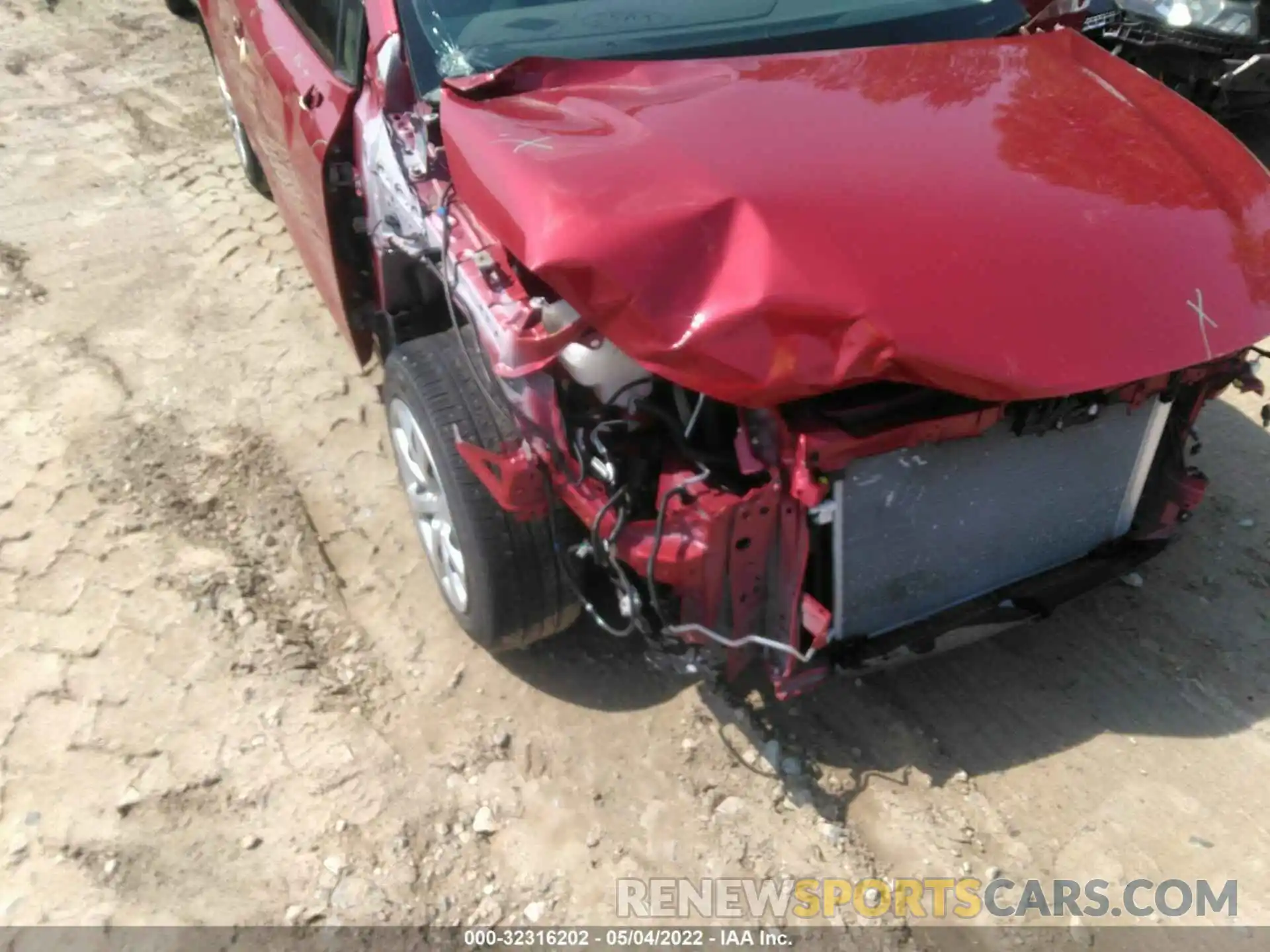 6 Photograph of a damaged car JTDEPMAE9MJ167282 TOYOTA COROLLA 2021