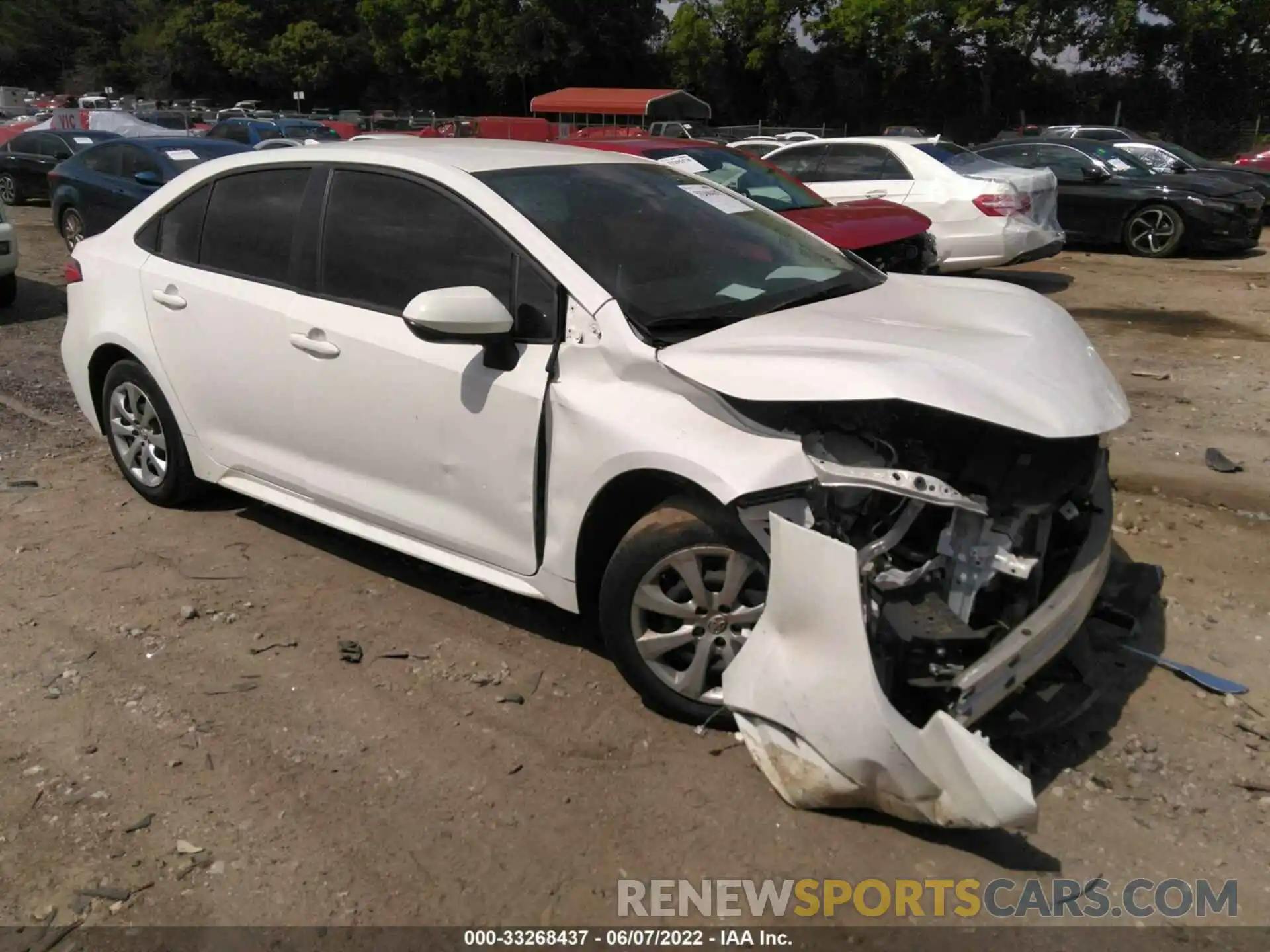 1 Photograph of a damaged car JTDEPMAE9MJ167315 TOYOTA COROLLA 2021