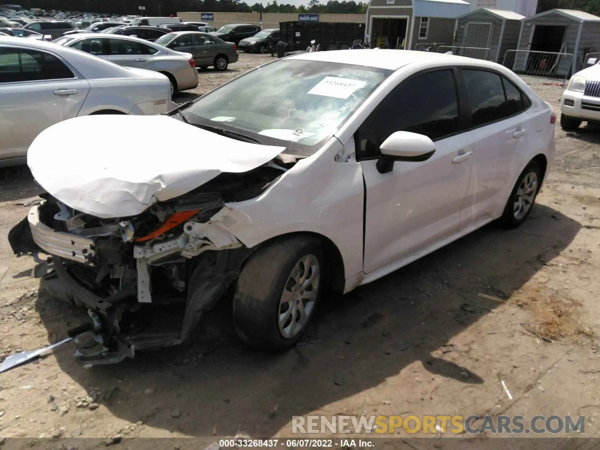 2 Photograph of a damaged car JTDEPMAE9MJ167315 TOYOTA COROLLA 2021