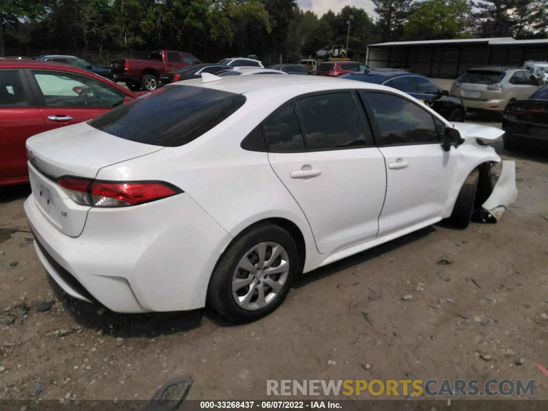 4 Photograph of a damaged car JTDEPMAE9MJ167315 TOYOTA COROLLA 2021