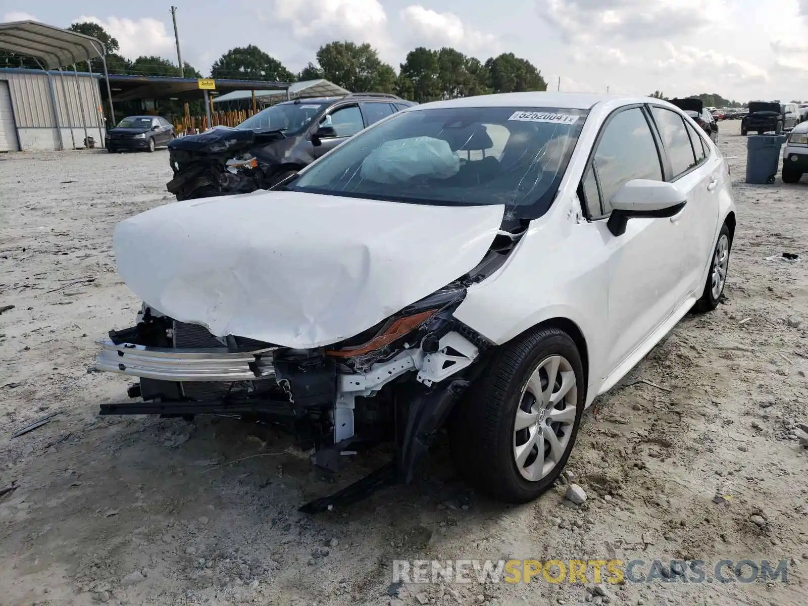 2 Photograph of a damaged car JTDEPMAE9MJ167332 TOYOTA COROLLA 2021