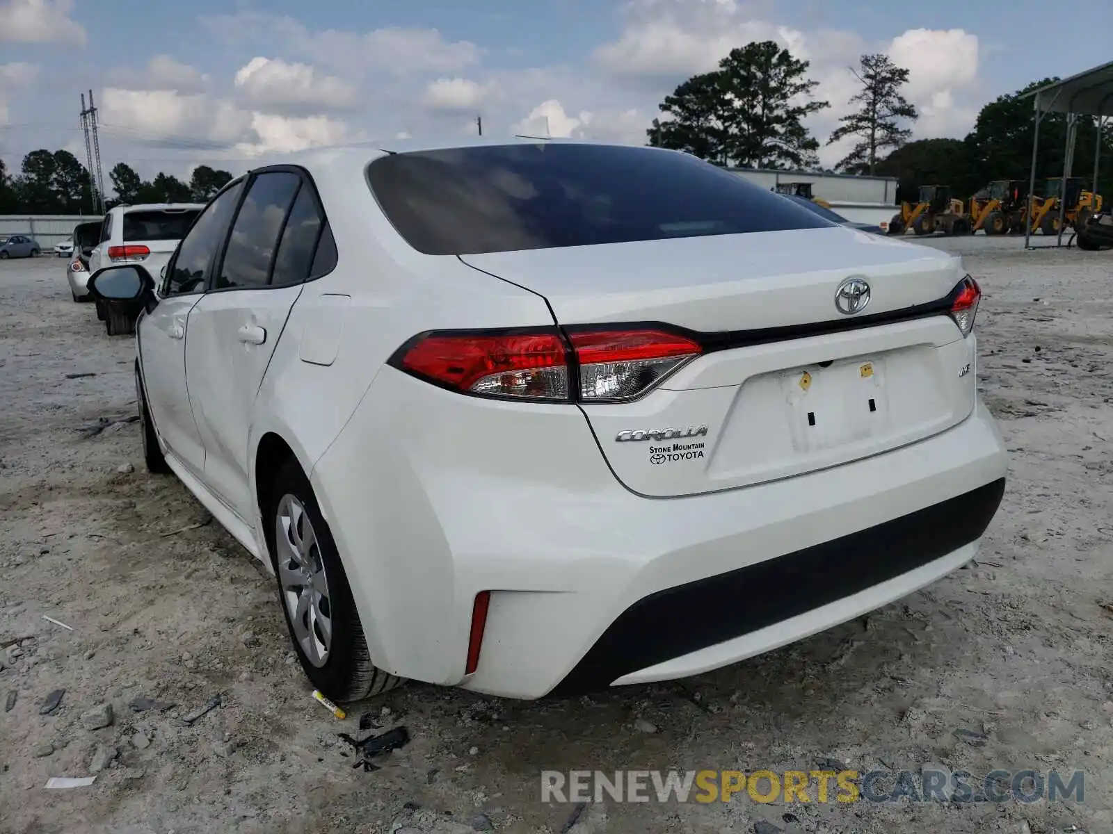 3 Photograph of a damaged car JTDEPMAE9MJ167332 TOYOTA COROLLA 2021