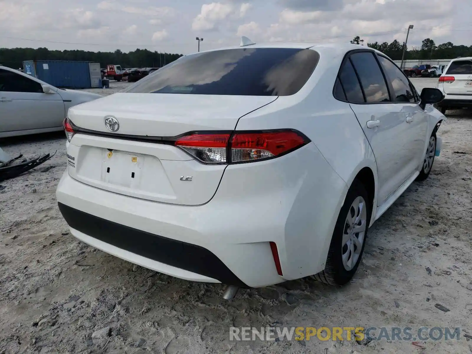 4 Photograph of a damaged car JTDEPMAE9MJ167332 TOYOTA COROLLA 2021