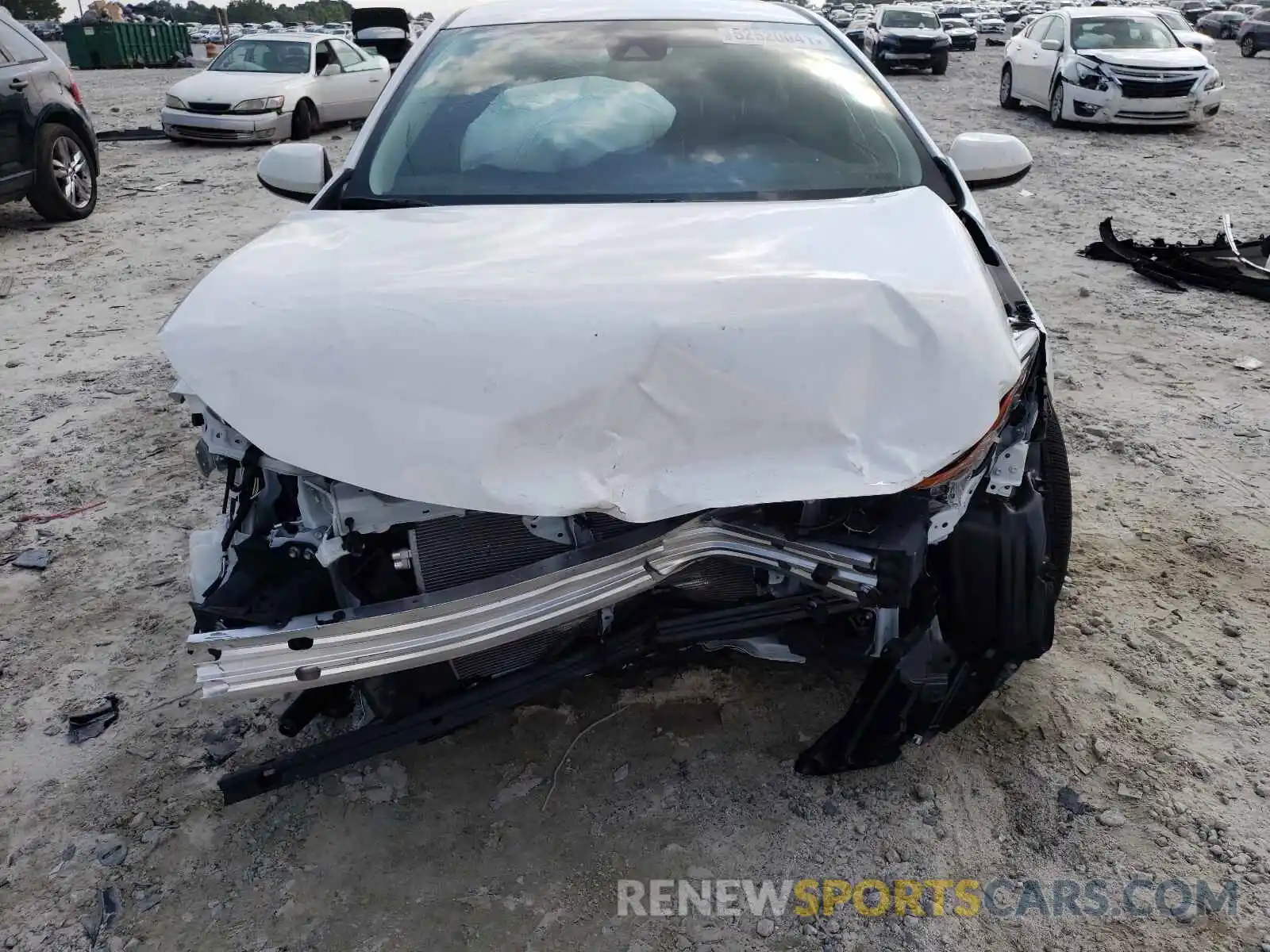 9 Photograph of a damaged car JTDEPMAE9MJ167332 TOYOTA COROLLA 2021