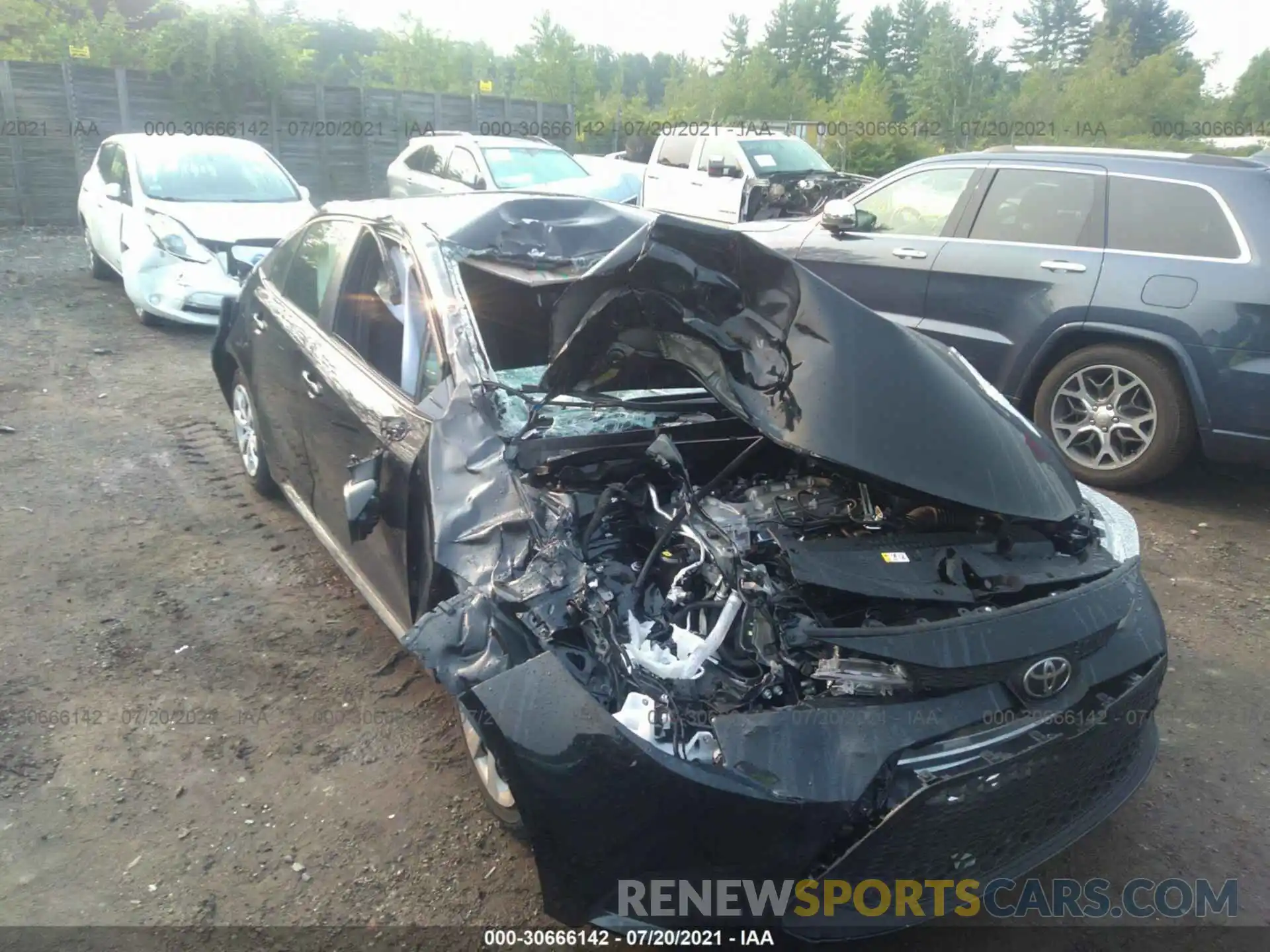 6 Photograph of a damaged car JTDEPMAE9MJ167654 TOYOTA COROLLA 2021