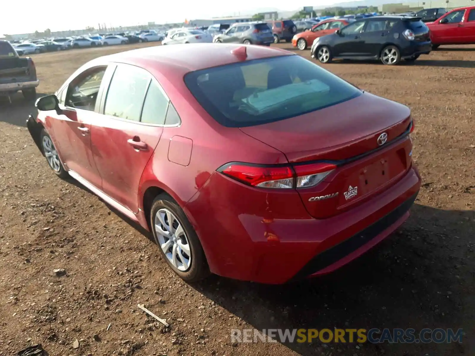 3 Photograph of a damaged car JTDEPMAE9MJ167945 TOYOTA COROLLA 2021