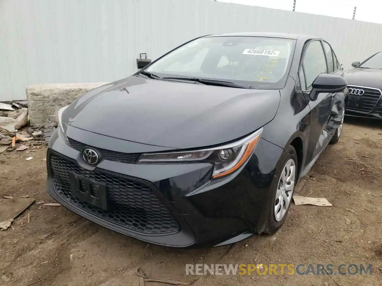 2 Photograph of a damaged car JTDEPMAE9MJ167962 TOYOTA COROLLA 2021