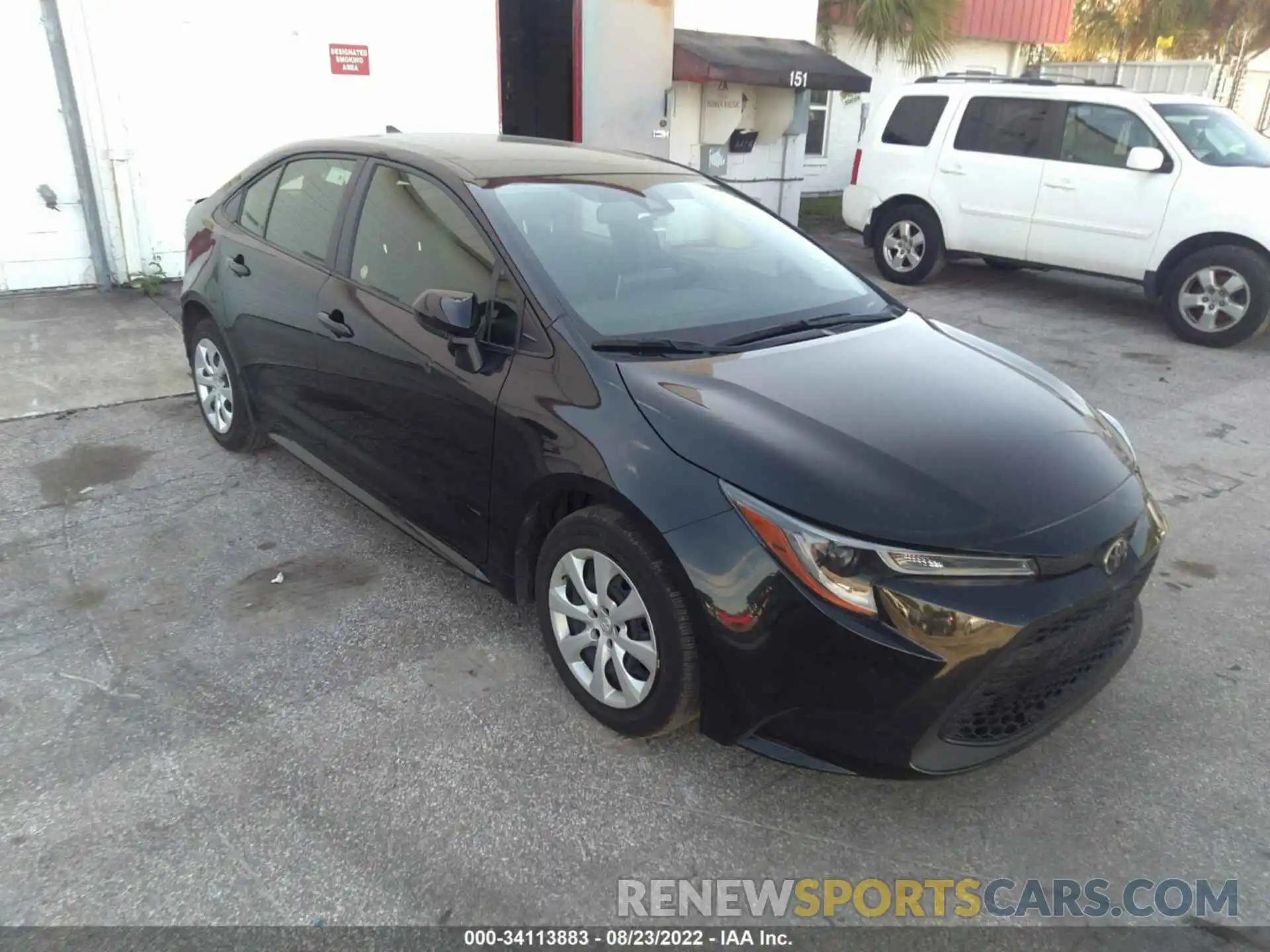 1 Photograph of a damaged car JTDEPMAE9MJ168674 TOYOTA COROLLA 2021