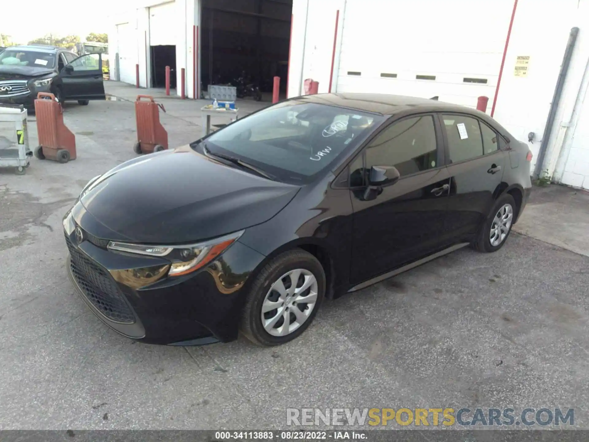 2 Photograph of a damaged car JTDEPMAE9MJ168674 TOYOTA COROLLA 2021