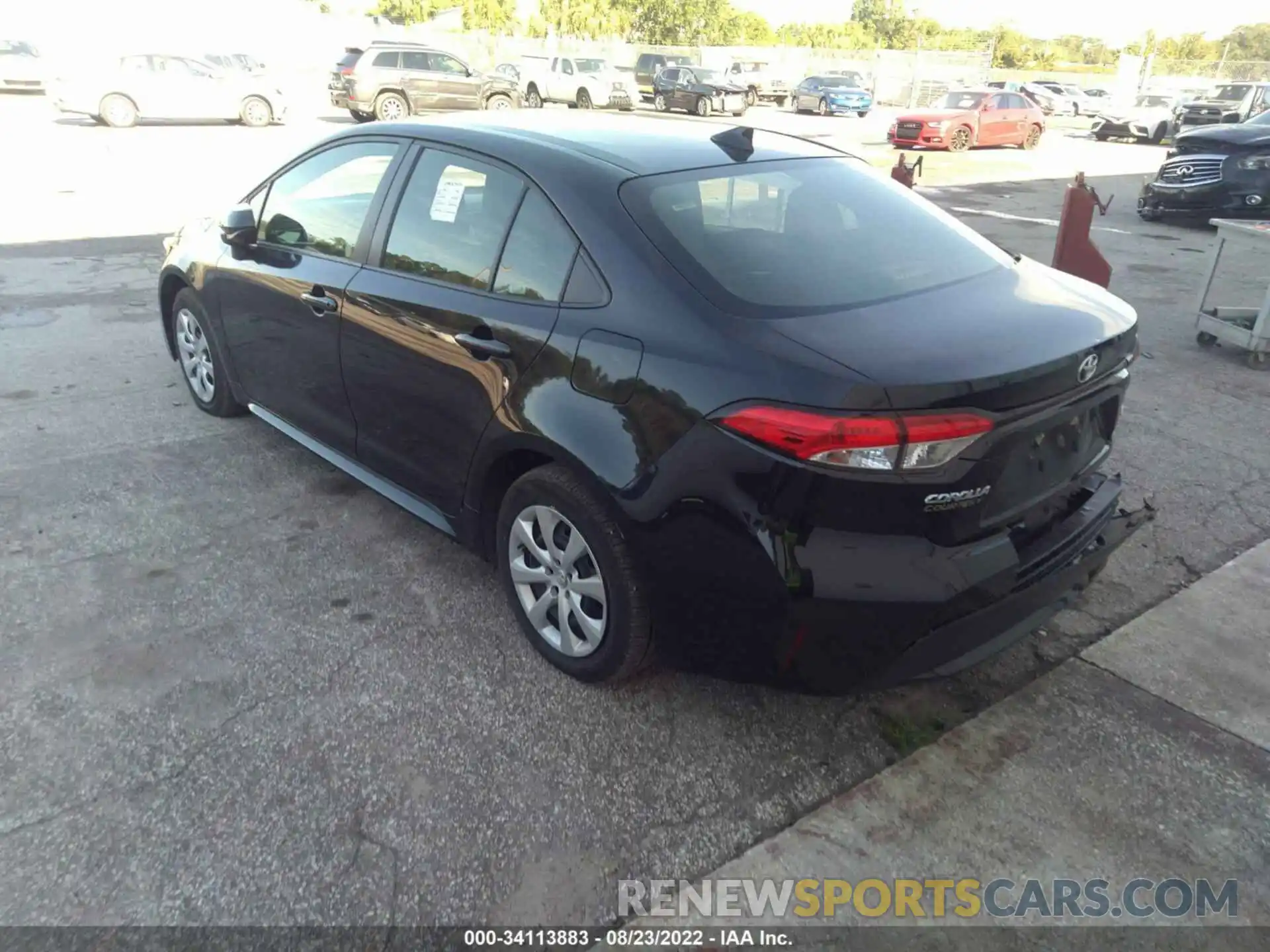 3 Photograph of a damaged car JTDEPMAE9MJ168674 TOYOTA COROLLA 2021