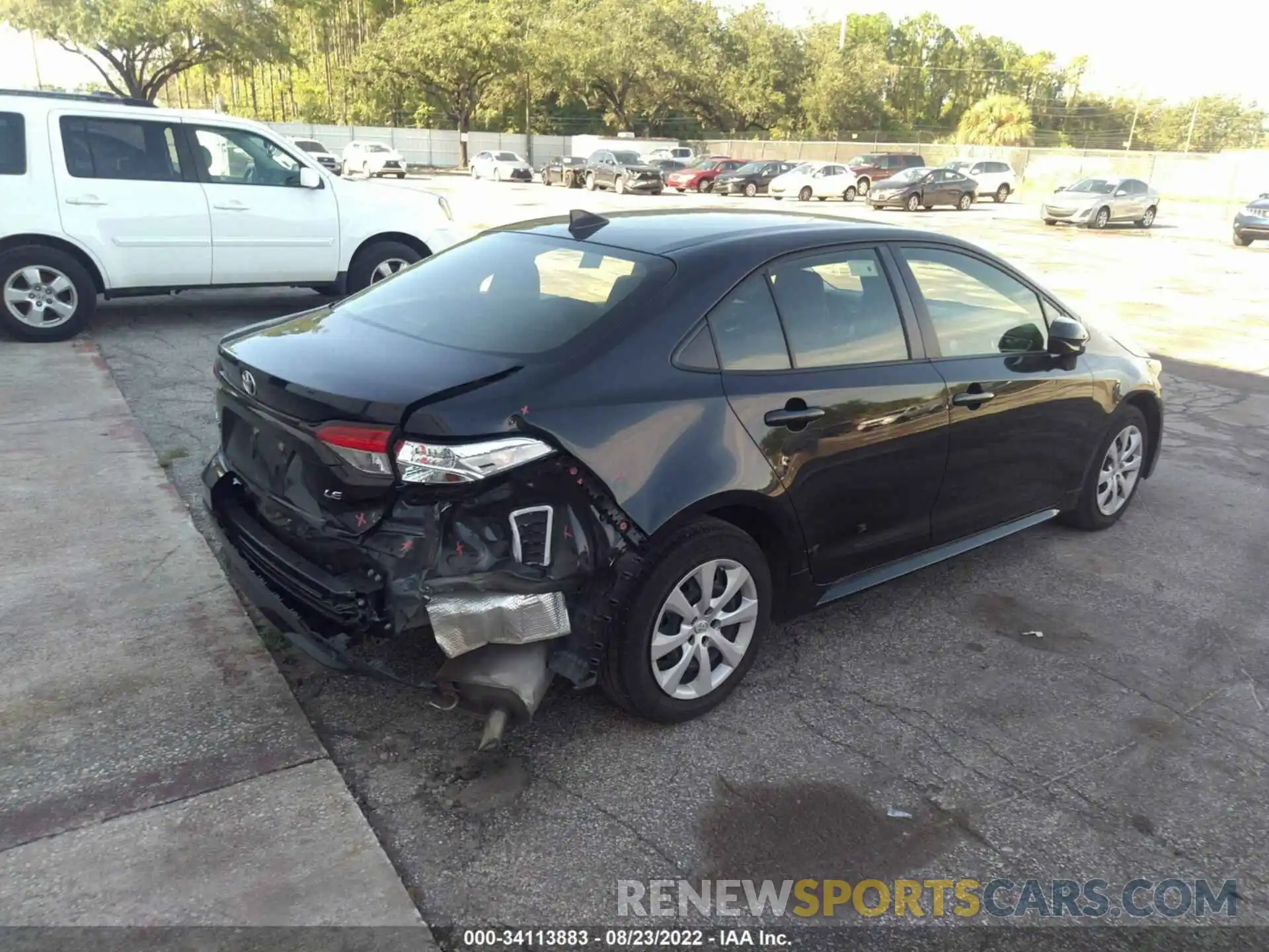 4 Photograph of a damaged car JTDEPMAE9MJ168674 TOYOTA COROLLA 2021