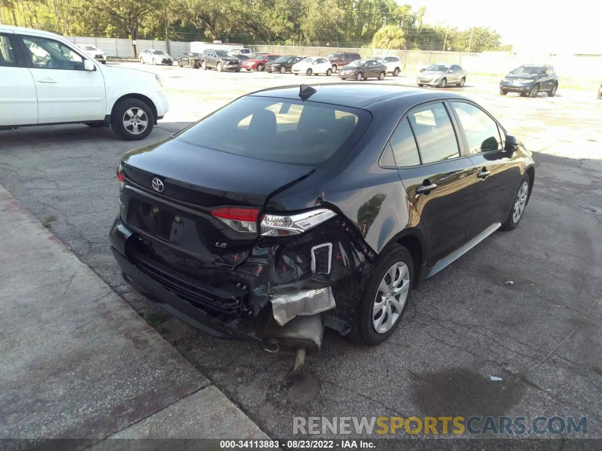 6 Photograph of a damaged car JTDEPMAE9MJ168674 TOYOTA COROLLA 2021