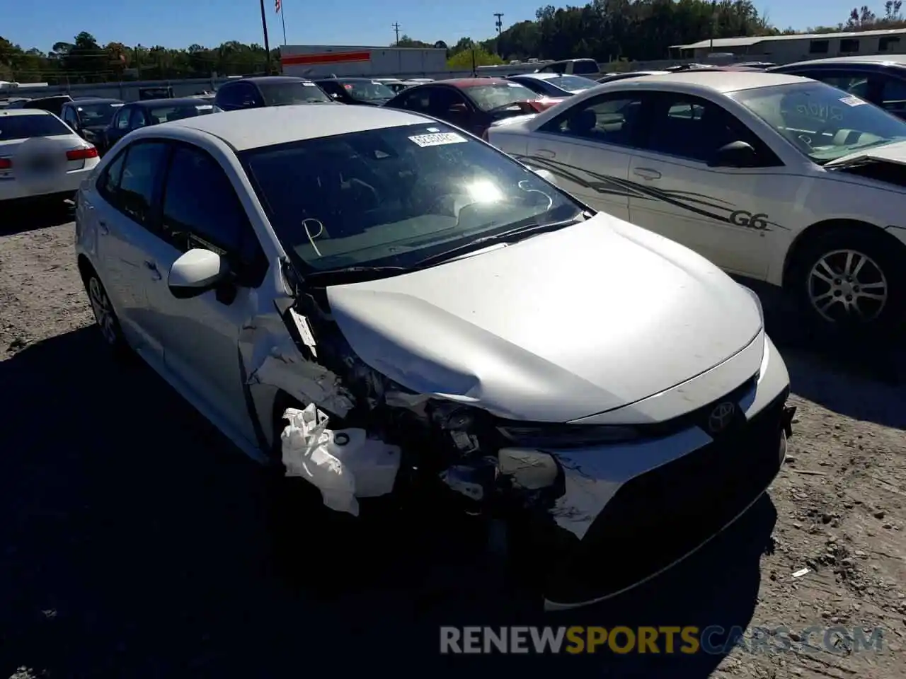 1 Photograph of a damaged car JTDEPMAE9MJ169761 TOYOTA COROLLA 2021