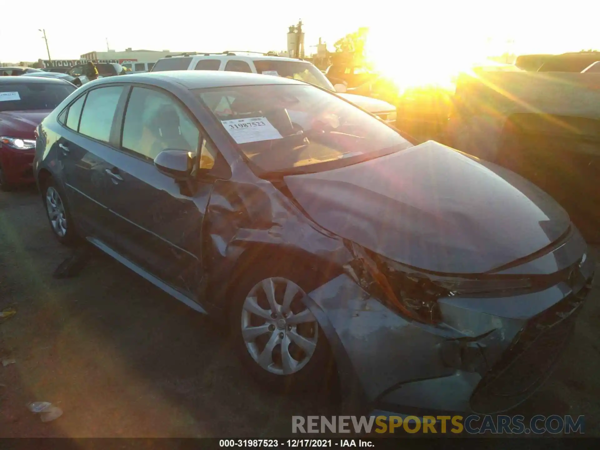 1 Photograph of a damaged car JTDEPMAE9MJ169808 TOYOTA COROLLA 2021