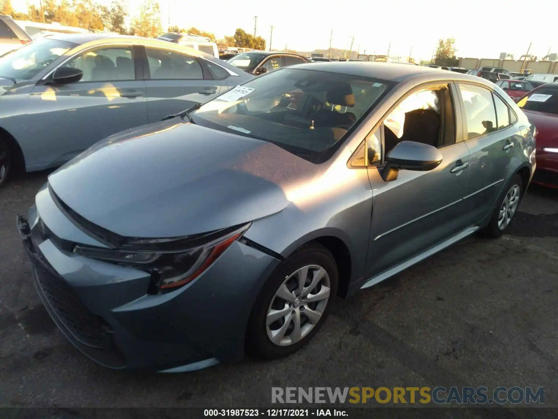 2 Photograph of a damaged car JTDEPMAE9MJ169808 TOYOTA COROLLA 2021