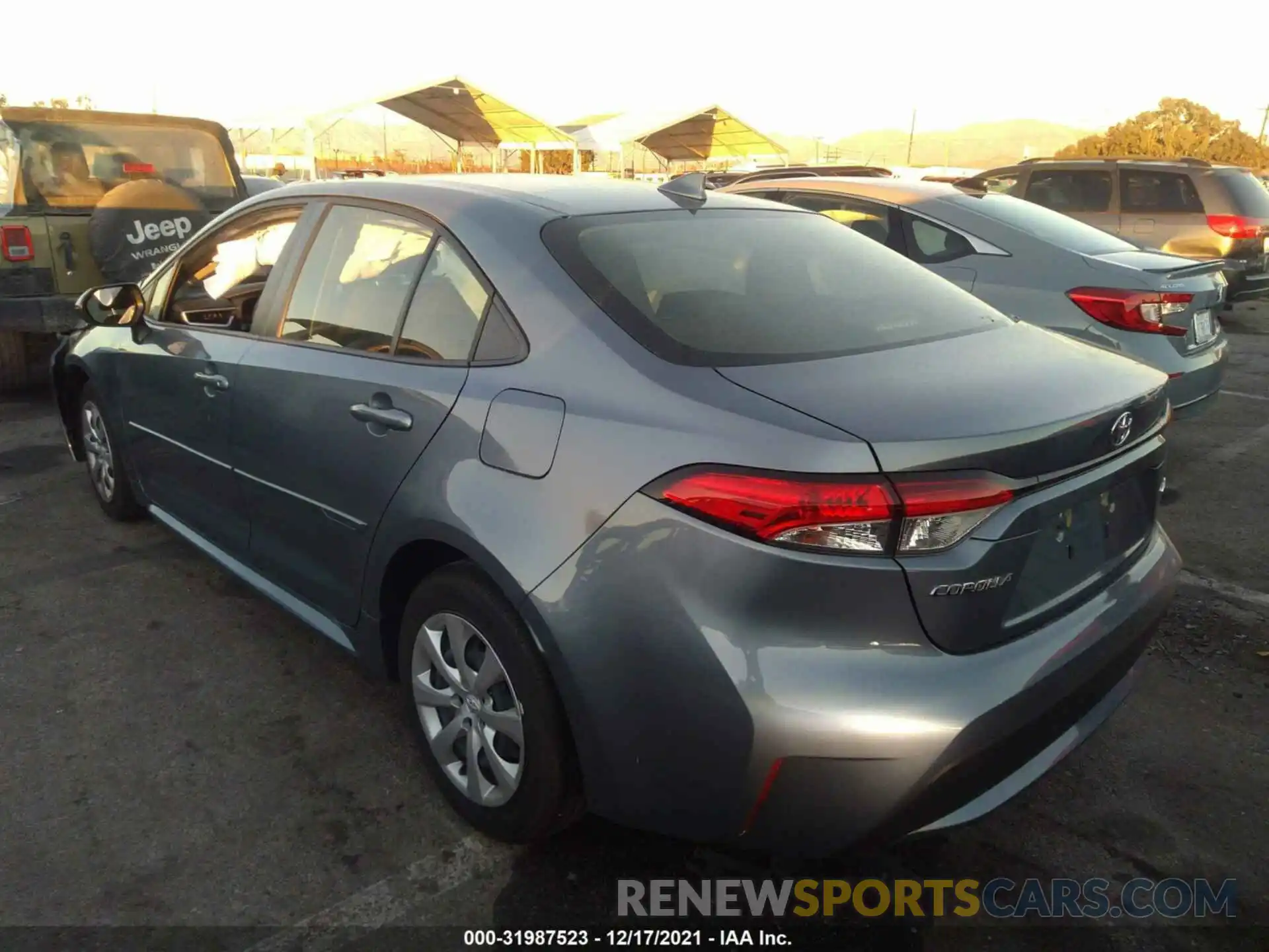 3 Photograph of a damaged car JTDEPMAE9MJ169808 TOYOTA COROLLA 2021