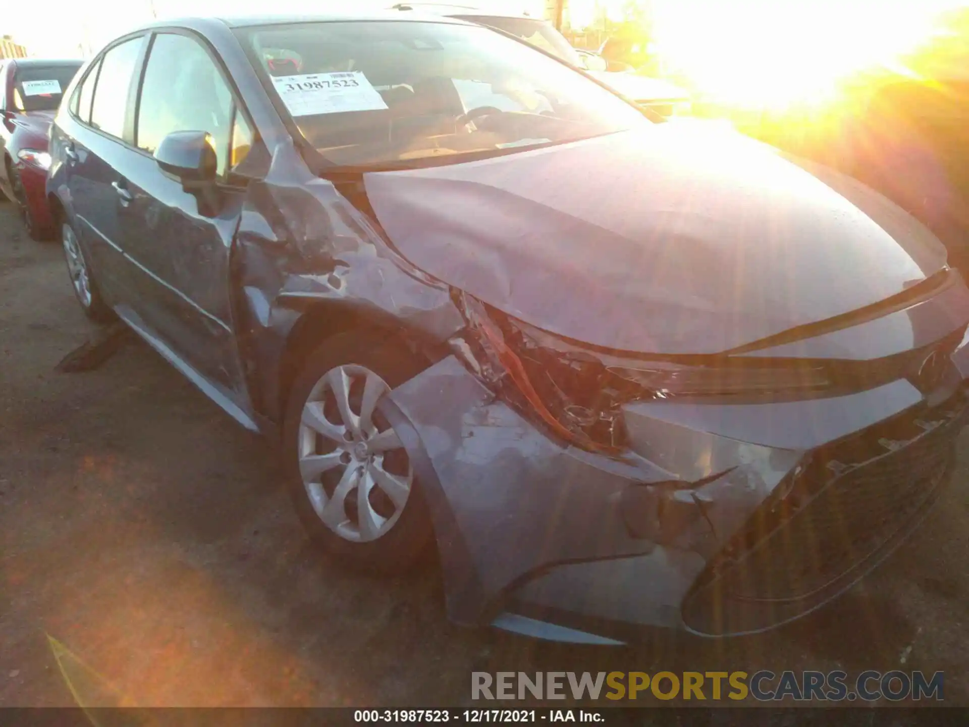 6 Photograph of a damaged car JTDEPMAE9MJ169808 TOYOTA COROLLA 2021