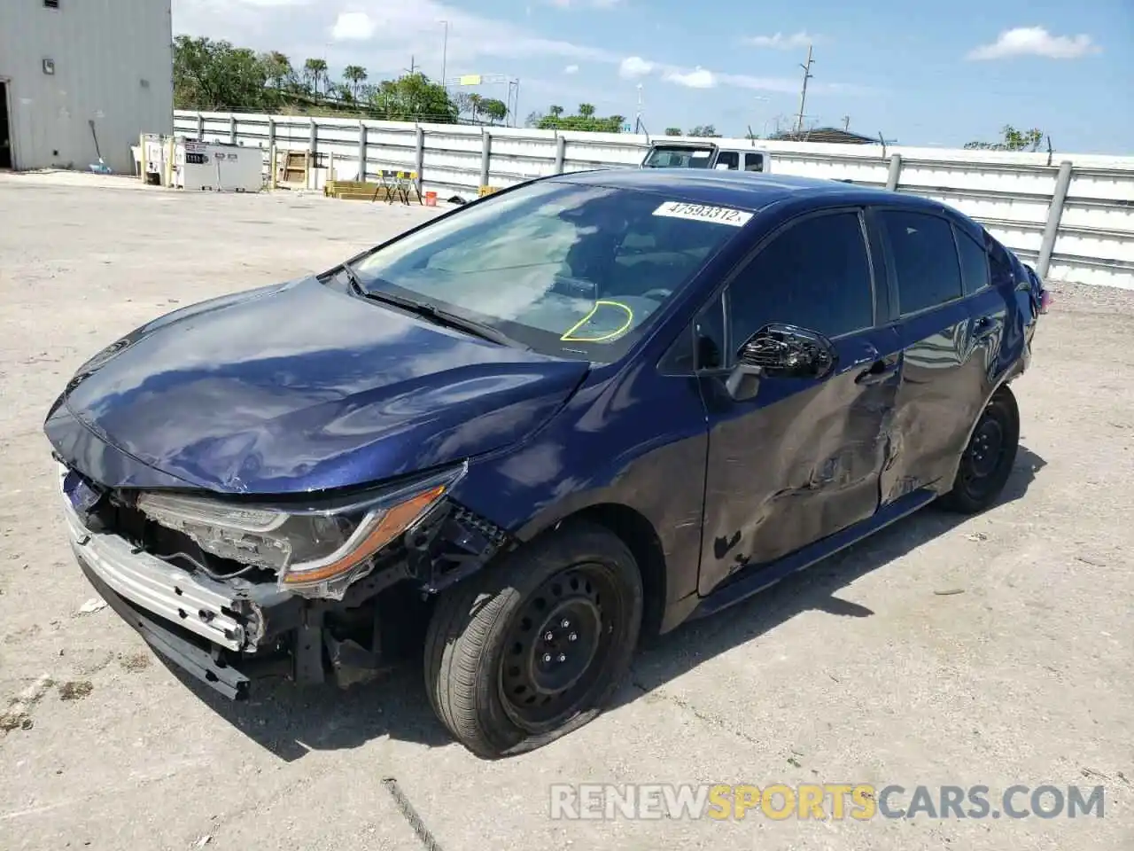 2 Photograph of a damaged car JTDEPMAE9MJ169971 TOYOTA COROLLA 2021