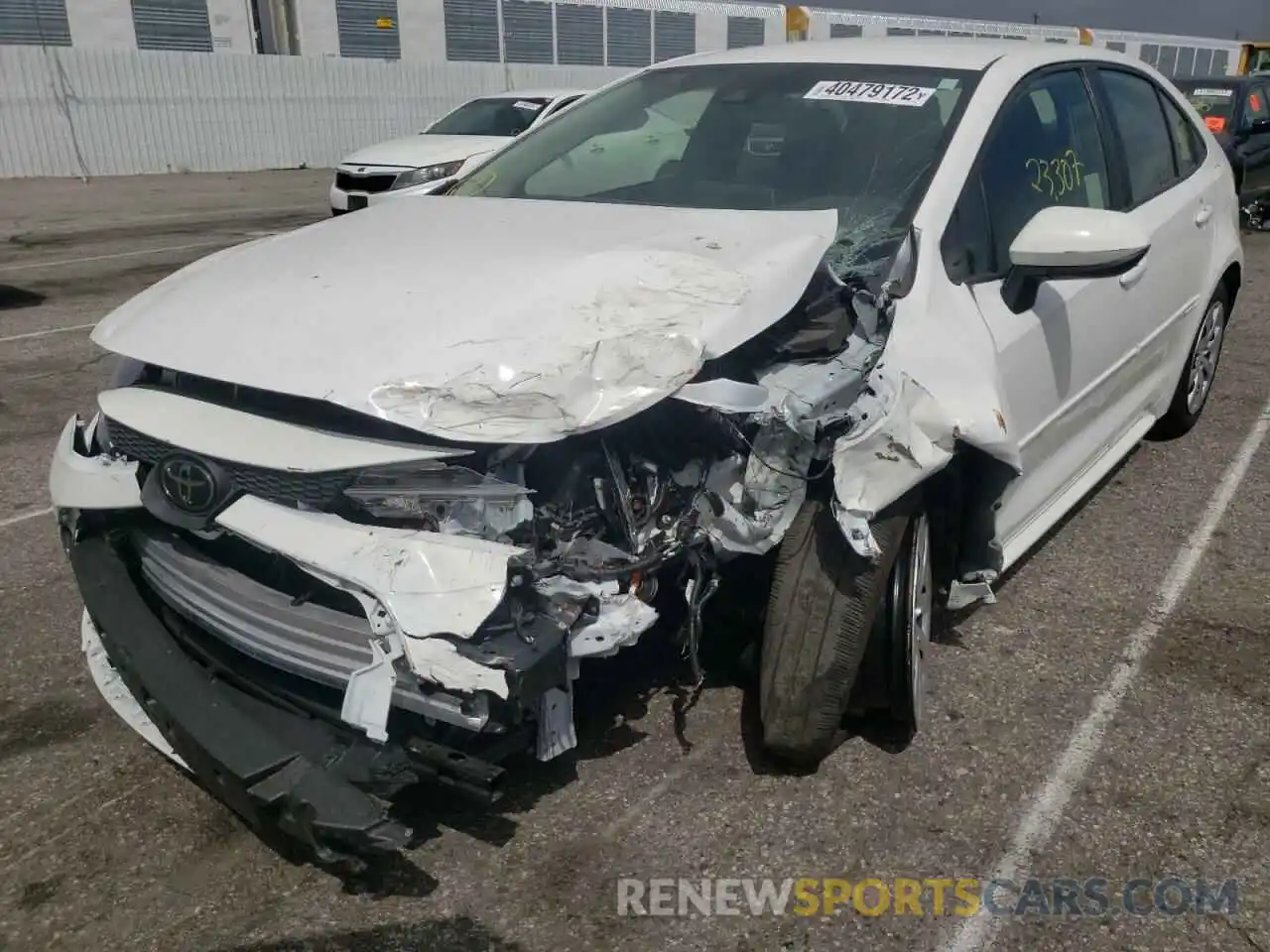 2 Photograph of a damaged car JTDEPMAE9MJ170988 TOYOTA COROLLA 2021