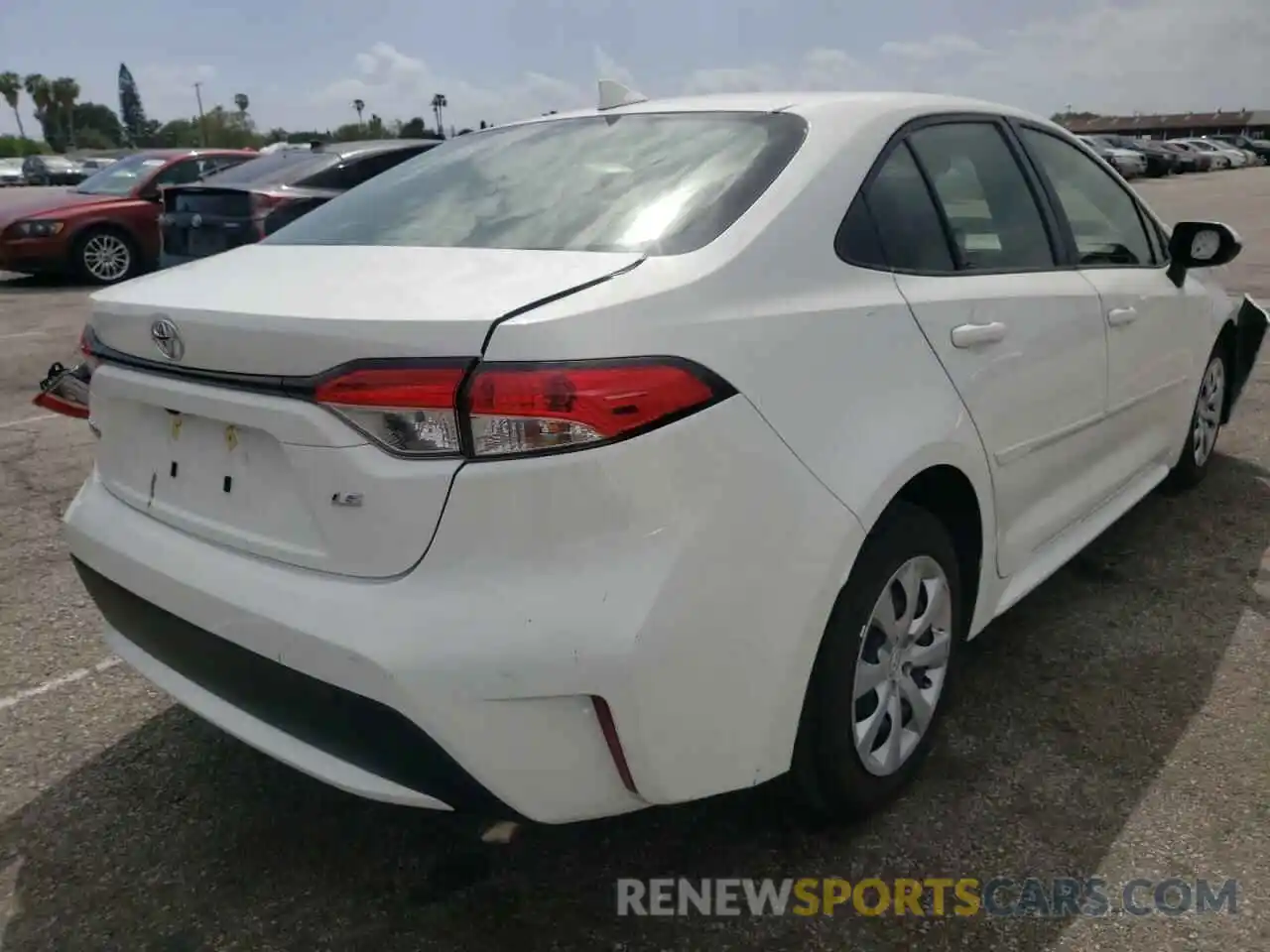 4 Photograph of a damaged car JTDEPMAE9MJ170988 TOYOTA COROLLA 2021