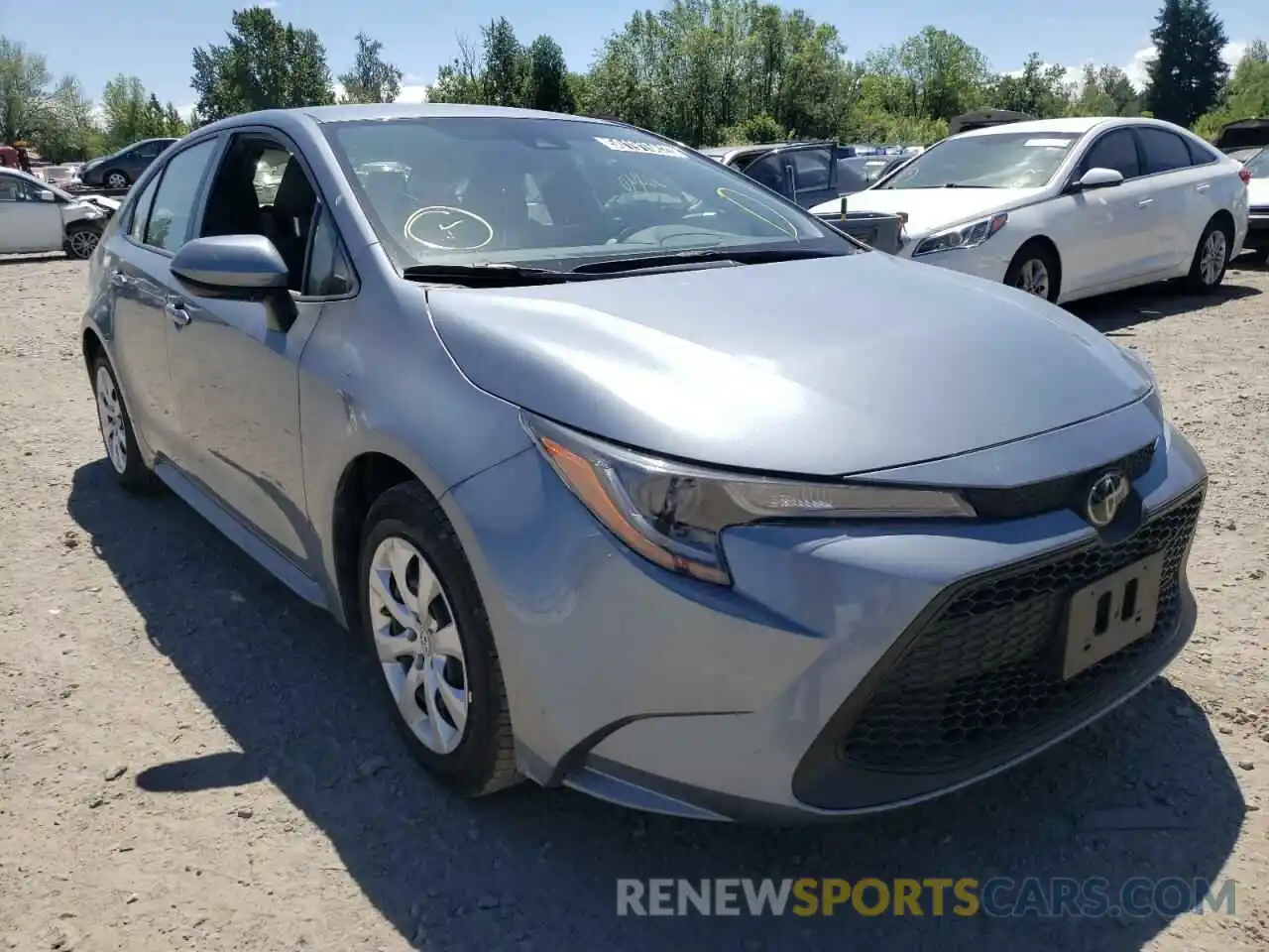 1 Photograph of a damaged car JTDEPMAE9MJ172689 TOYOTA COROLLA 2021