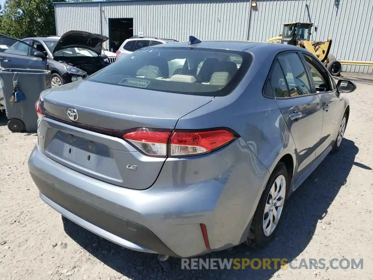 4 Photograph of a damaged car JTDEPMAE9MJ172689 TOYOTA COROLLA 2021