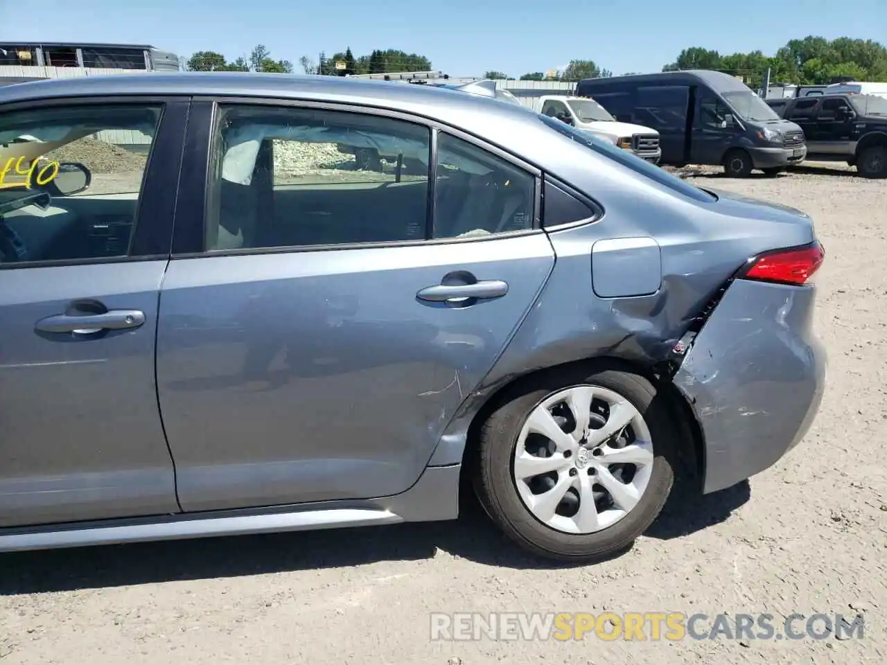 9 Photograph of a damaged car JTDEPMAE9MJ172689 TOYOTA COROLLA 2021