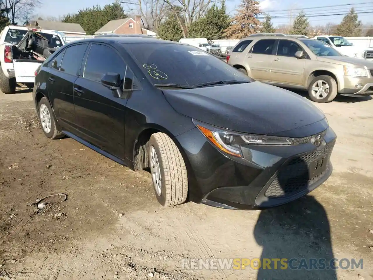 1 Photograph of a damaged car JTDEPMAE9MJ172756 TOYOTA COROLLA 2021