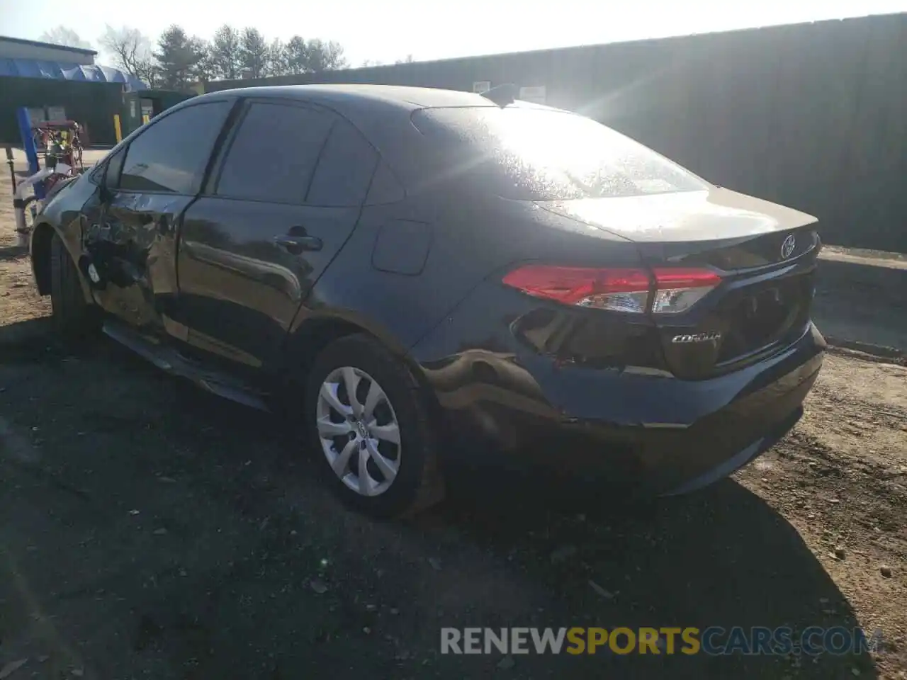 3 Photograph of a damaged car JTDEPMAE9MJ172756 TOYOTA COROLLA 2021