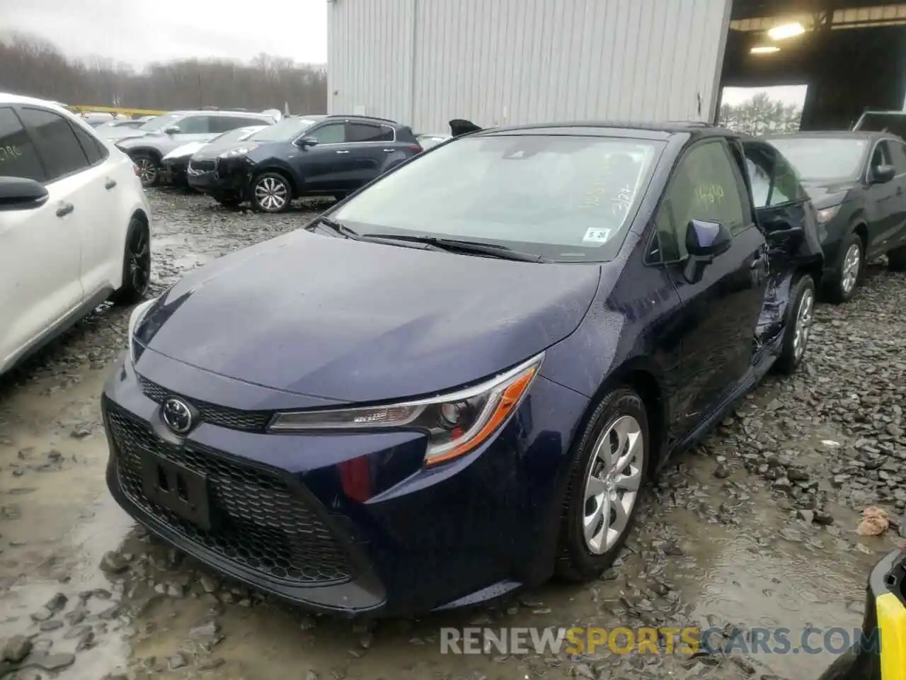 2 Photograph of a damaged car JTDEPMAE9MJ174796 TOYOTA COROLLA 2021